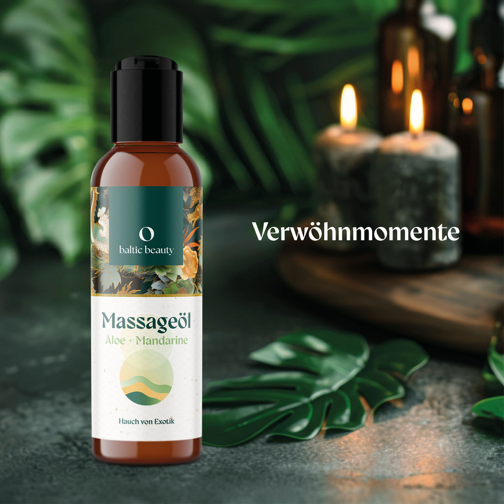 Massageöl - Aloe und Mandarine